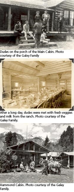 Historic photos of the White Grass Ranch