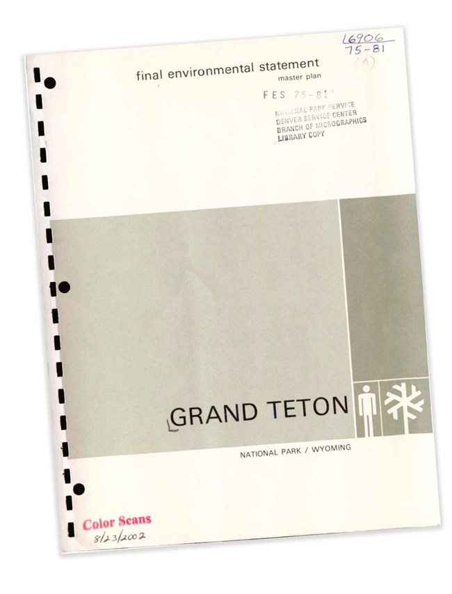 Book cover Grand Teton Master Plan