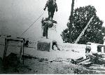 Construction of Greene Monument 1915