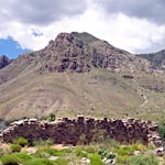 Crumbling walls are all that's left of the old Butterfield stage station.