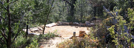 Steep desert hikes lead backpackers to cool, forested backcountry sites.