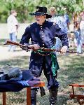 Civil War demonstration and display by park volunteer Harold Sites