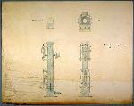 Drilling machine with three spindles.
