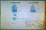 Minie rifle bullet and bullet for a la tige musket