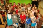 group of students who participated in the project