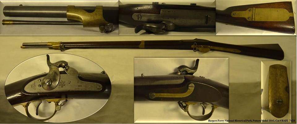 close up images of a pattern/prototype Model 1841 Rifle