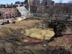 Digging begins on new foundation at the park