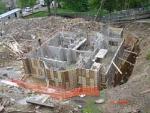 Lowest level of new foundation complete.
