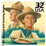 Ranger scout old fashioned stamp
