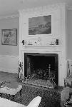 Fireplace in parlor