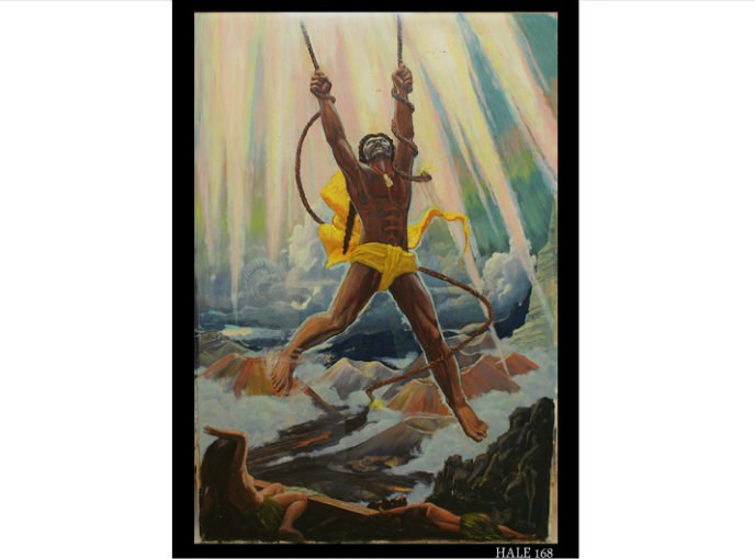 The Demigod Maui Snaring the Rays of the Sun