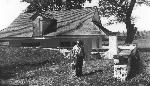 Dairyman in front of Dairy