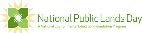National Public Lands Day Logo and Heading