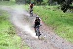 Nat Lopes riding the route