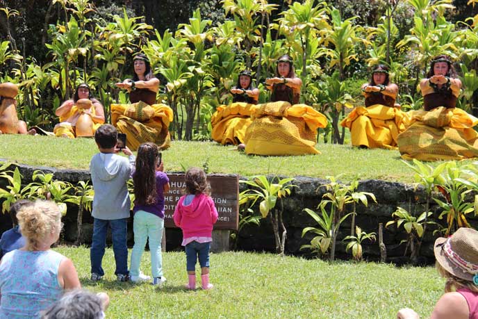 Children Watching Hālau Ulumamo o Hilo Palikū