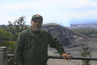 Harold Mulliken at Kilauea Iki Overlook5