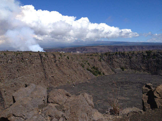 Keanakako'i Crater viewed from Crater Rim Trail