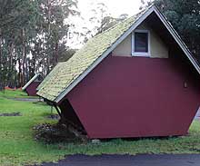 camper cabins in Namakanipaio Campground