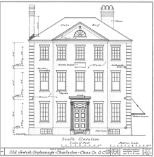 HABS measured drawing of Jewish Orphanage