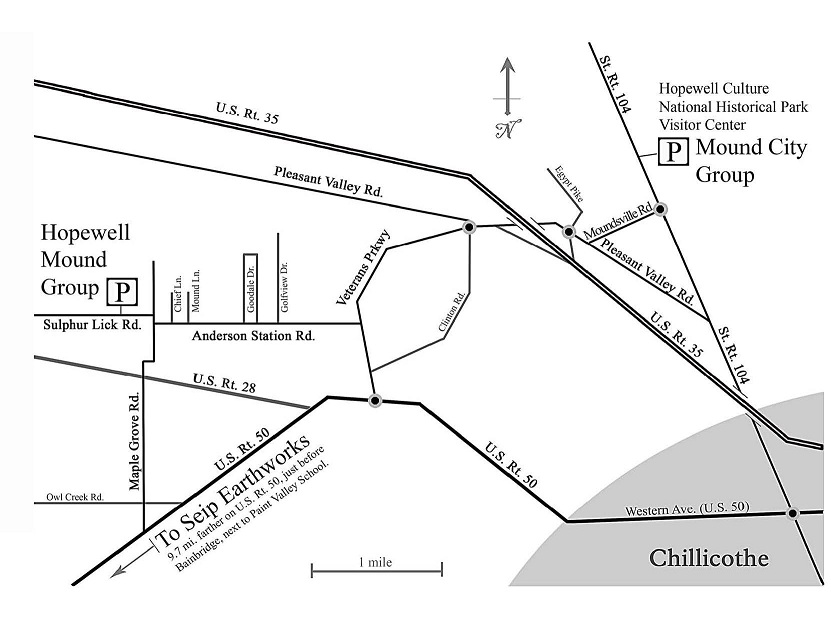 Maps Hopewell Culture National Historical Park (U.S. National Park