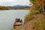 Boat transportation on the river