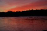 Sunset over Alaska River