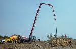 Concrete Pumped Into Forms