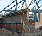 Roof Beams Above Walls