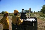 Rangers monitor Prescribed Burn