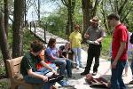 Ranger Bolli gives instructions