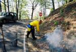 D-Igniting area to be burned