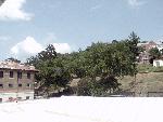 Roof view, rear of building
