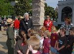 Supt Fernandez, Pres. Jackson and children