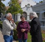 Pres. Jackson talking with visitors