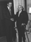 Edmund Muskie with Harry Truman, 1968