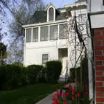 Truman Home second floor sleeping porch.