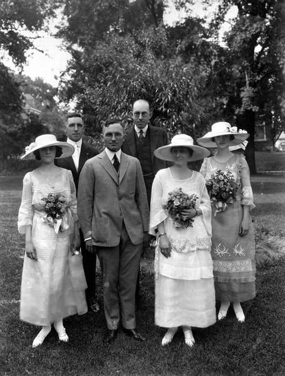 Wallace-Truman wedding party, June 28, 1919.