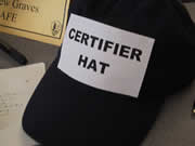 Photo: Discussion on "Wearing the certifier hat v.s. wearding the supervisor hat"
