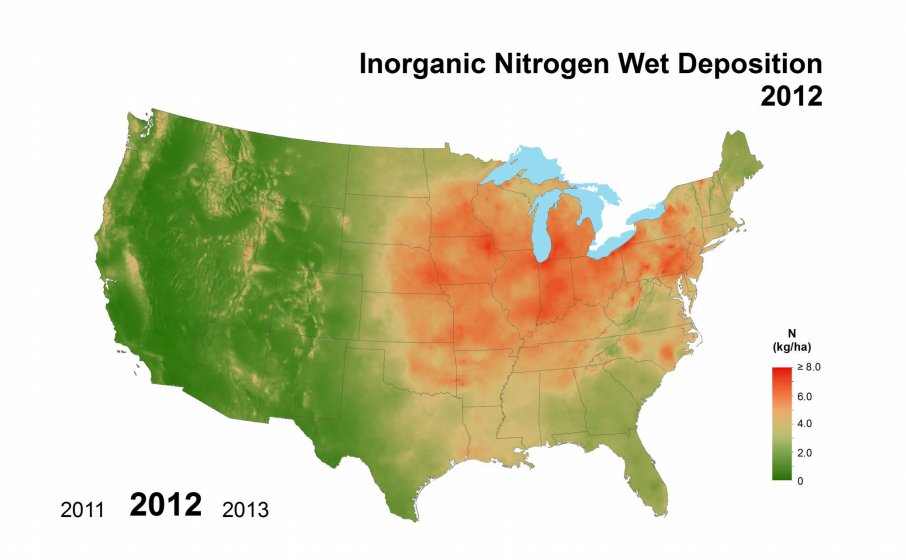 NADP n-dep map