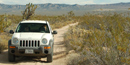 photo of 4-wheel drive vehicle exploring Mojave