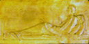 Relief of Robert Louis Stevenson by Augustus Saint-Gaudens