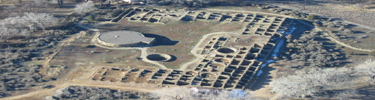 Aerial view of West Ruin