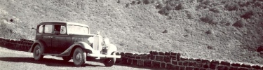 Old Car on Rim