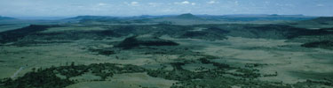 color photograph of large mesa
