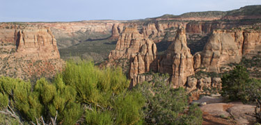 Looking into Monument Canyon