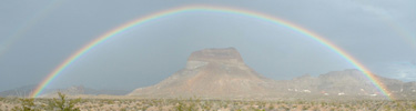 Rainbow over Cerro Castelon