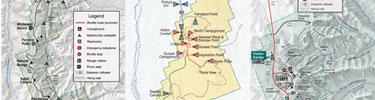 collage of maps