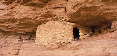 Ancestral puebloan granary on the Green River