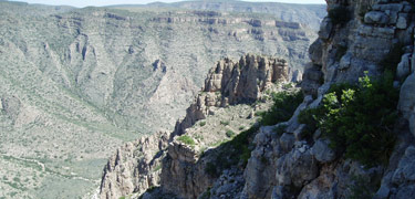 Carlsbad Caverns National Park's wilderness is rugged.