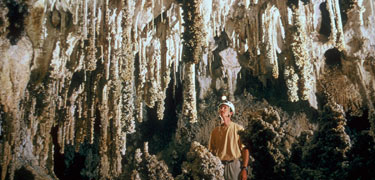 Left Hand Tunnel in Carlsbad Cavern. Photo by David Harris.